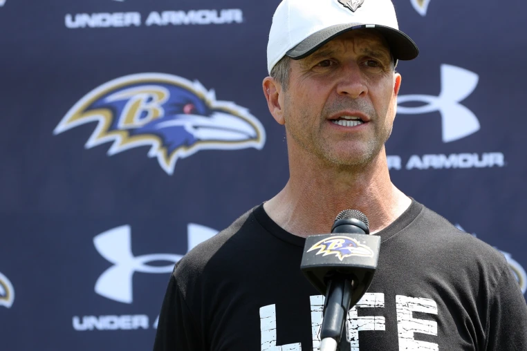 John Harbaugh takes issue of reporter’s framing of question regarding White House visit